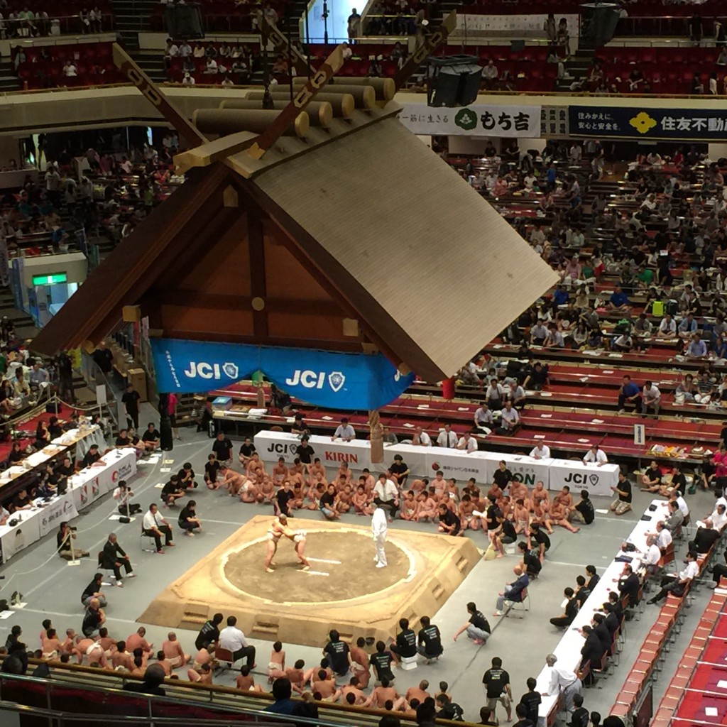 こんな感じで『わんぱく相撲全国大会』は行われました。